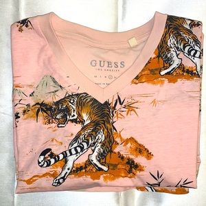 Guess Tiger Pink T-shirt ( Men’s)